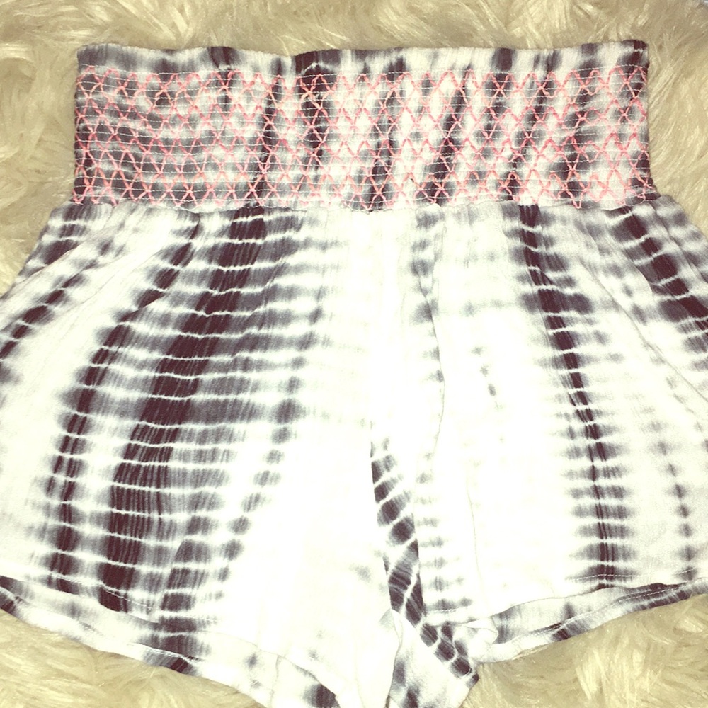 Ecote high waist tie dye shorts urban outfitters